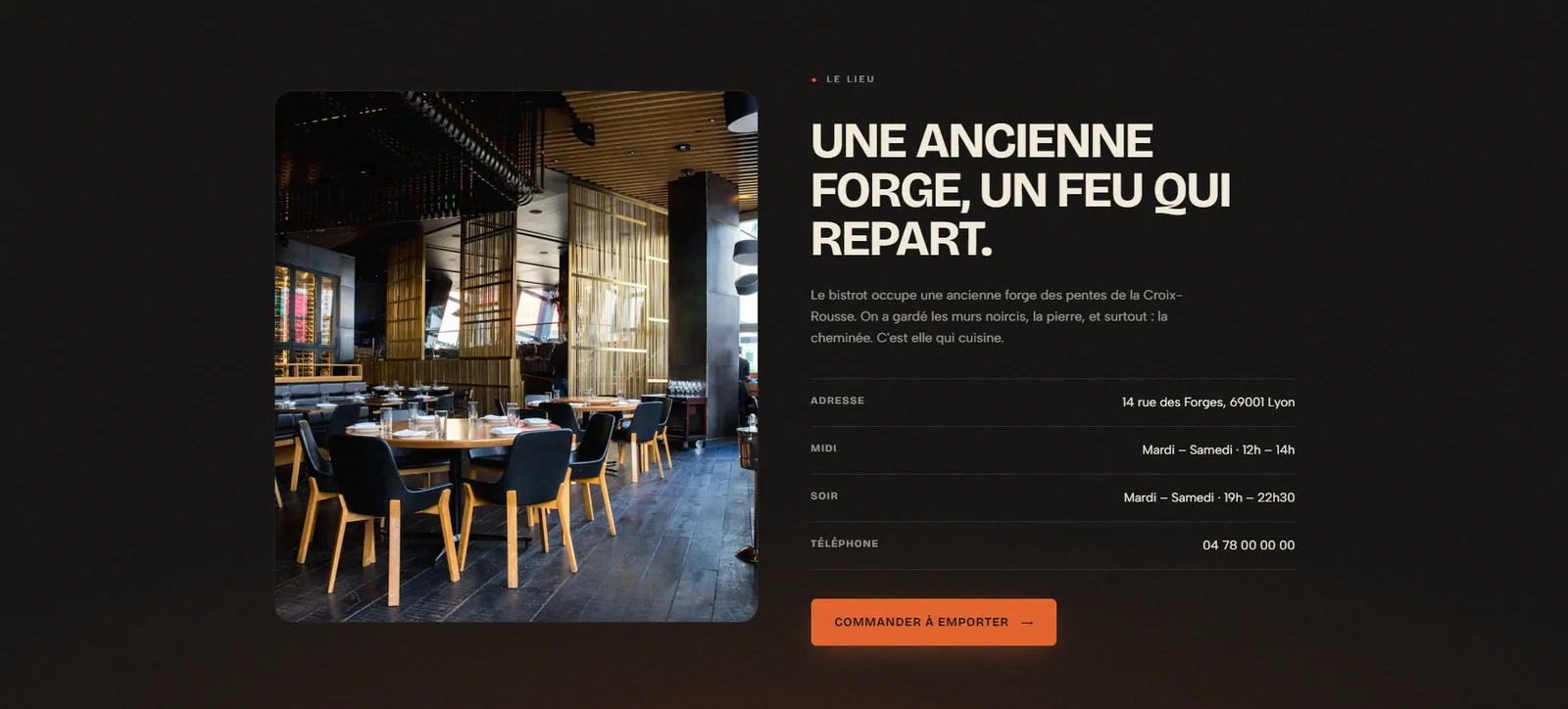 Galerie photo des plats